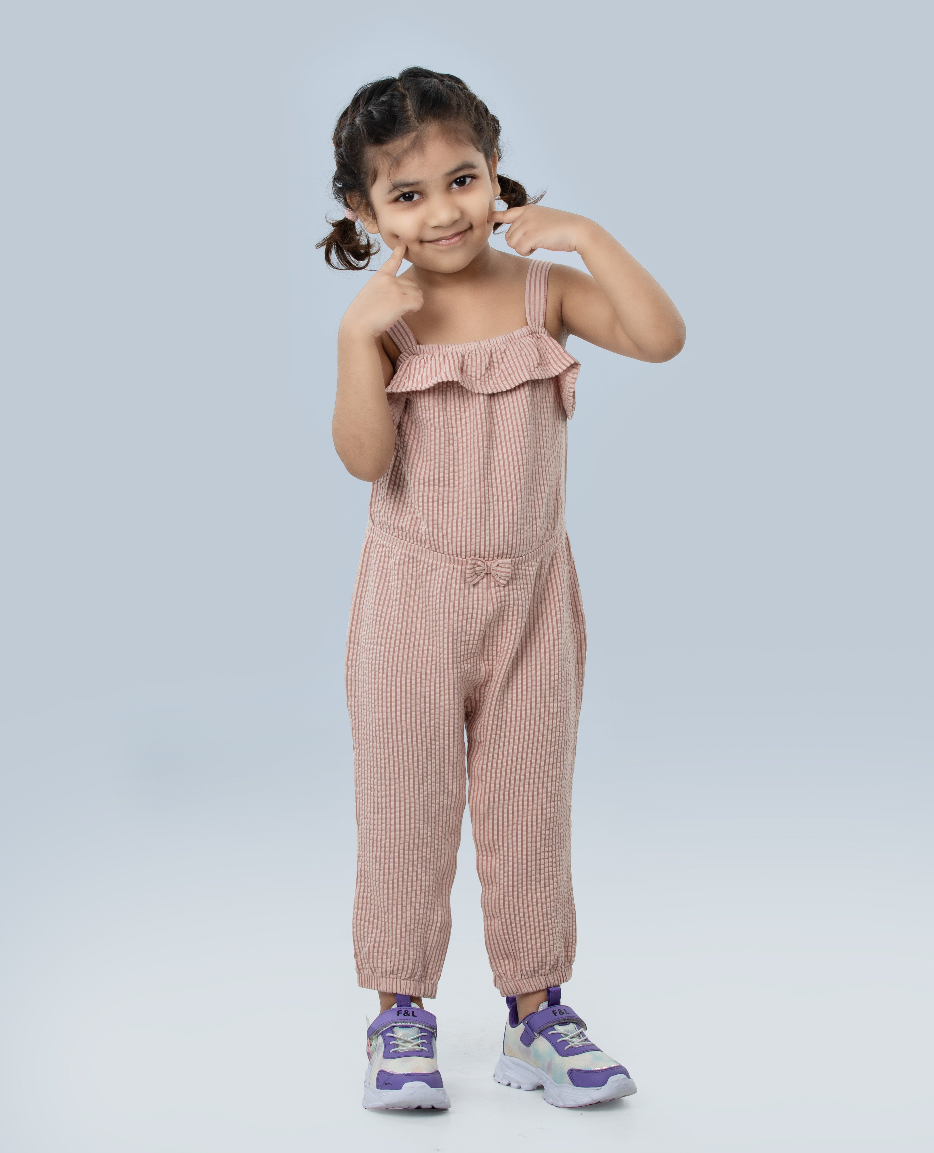 Girl's Woven Jumpsuit