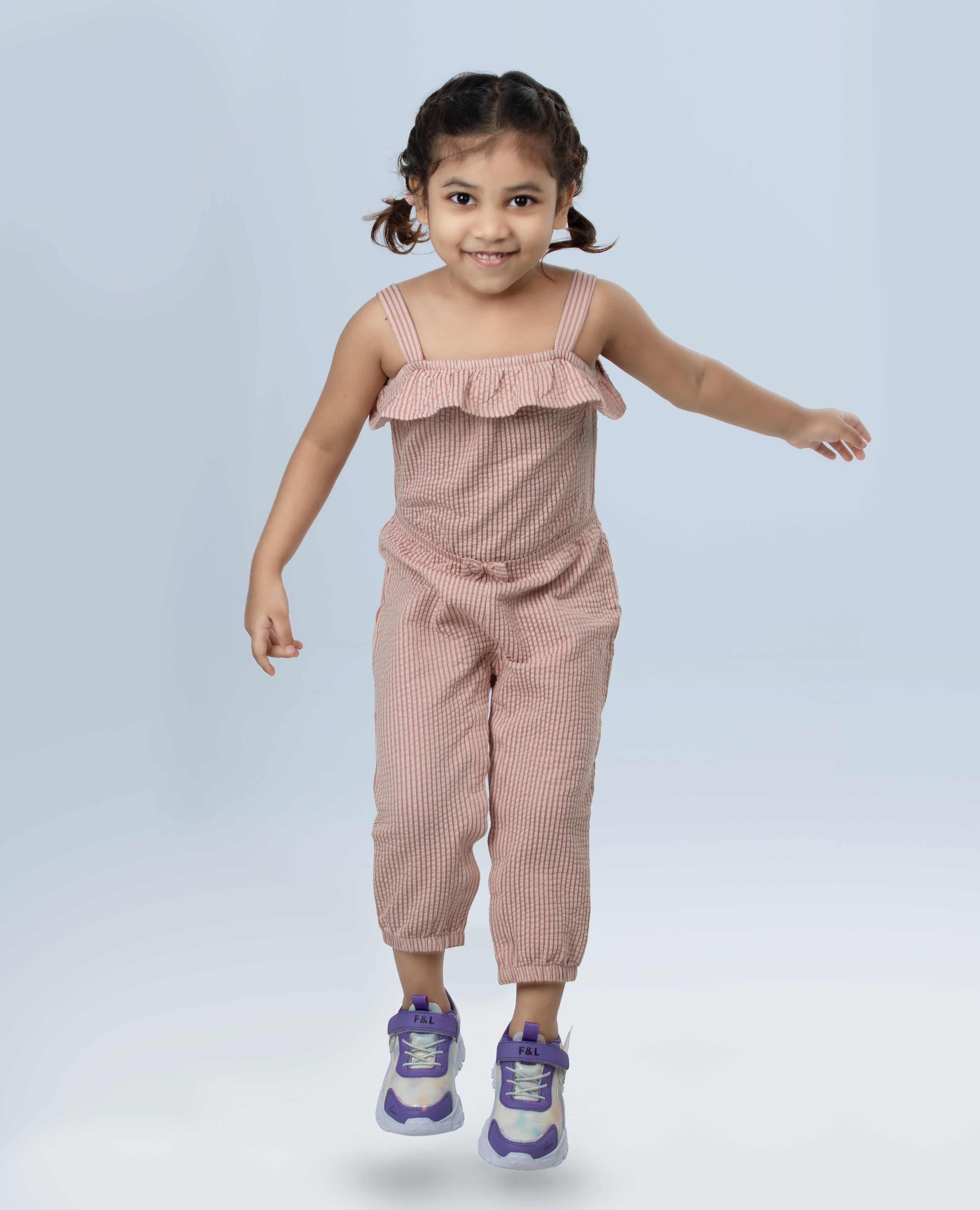 Girl's Woven Jumpsuit