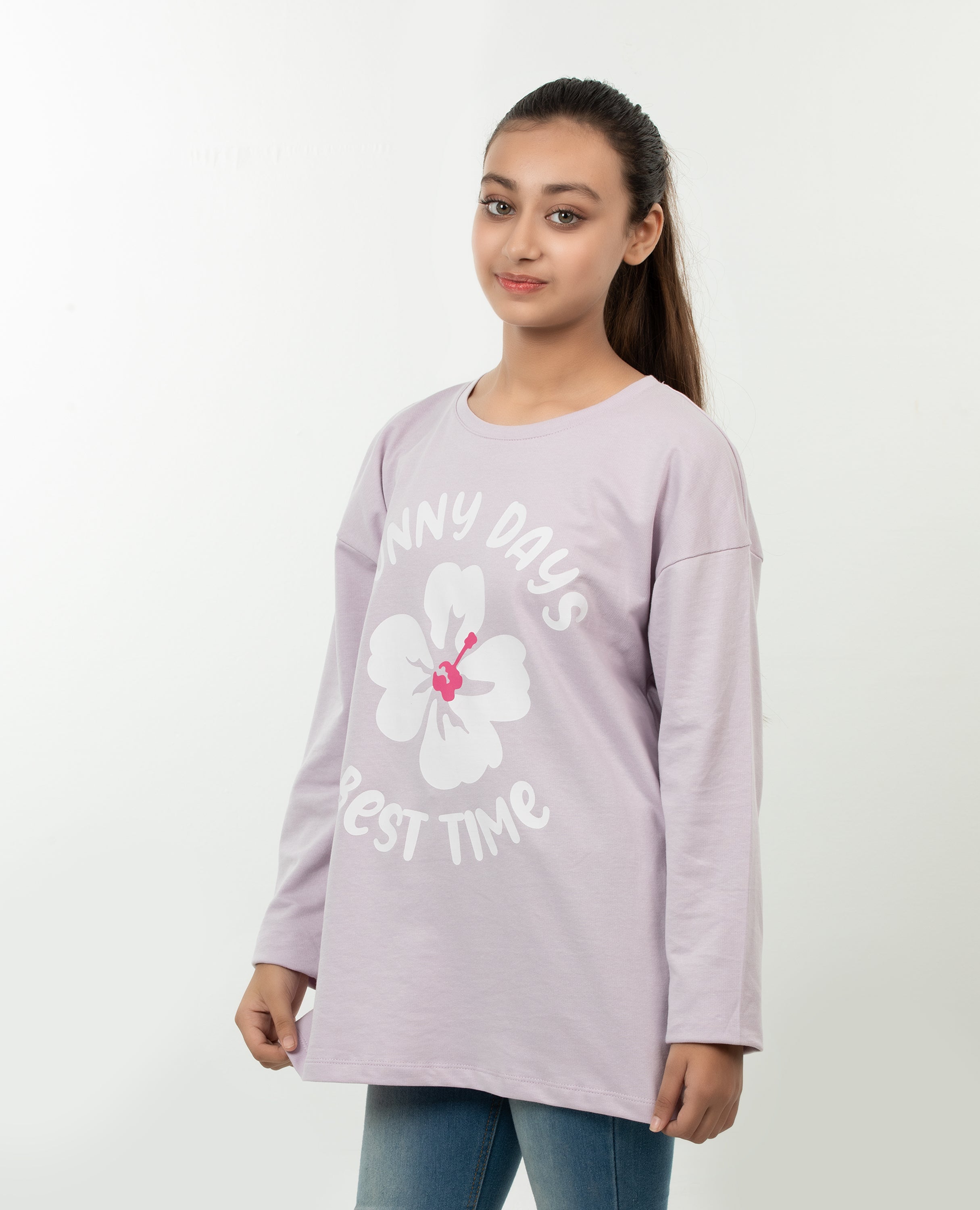 Girl’s Drop Shoulder T-shirt