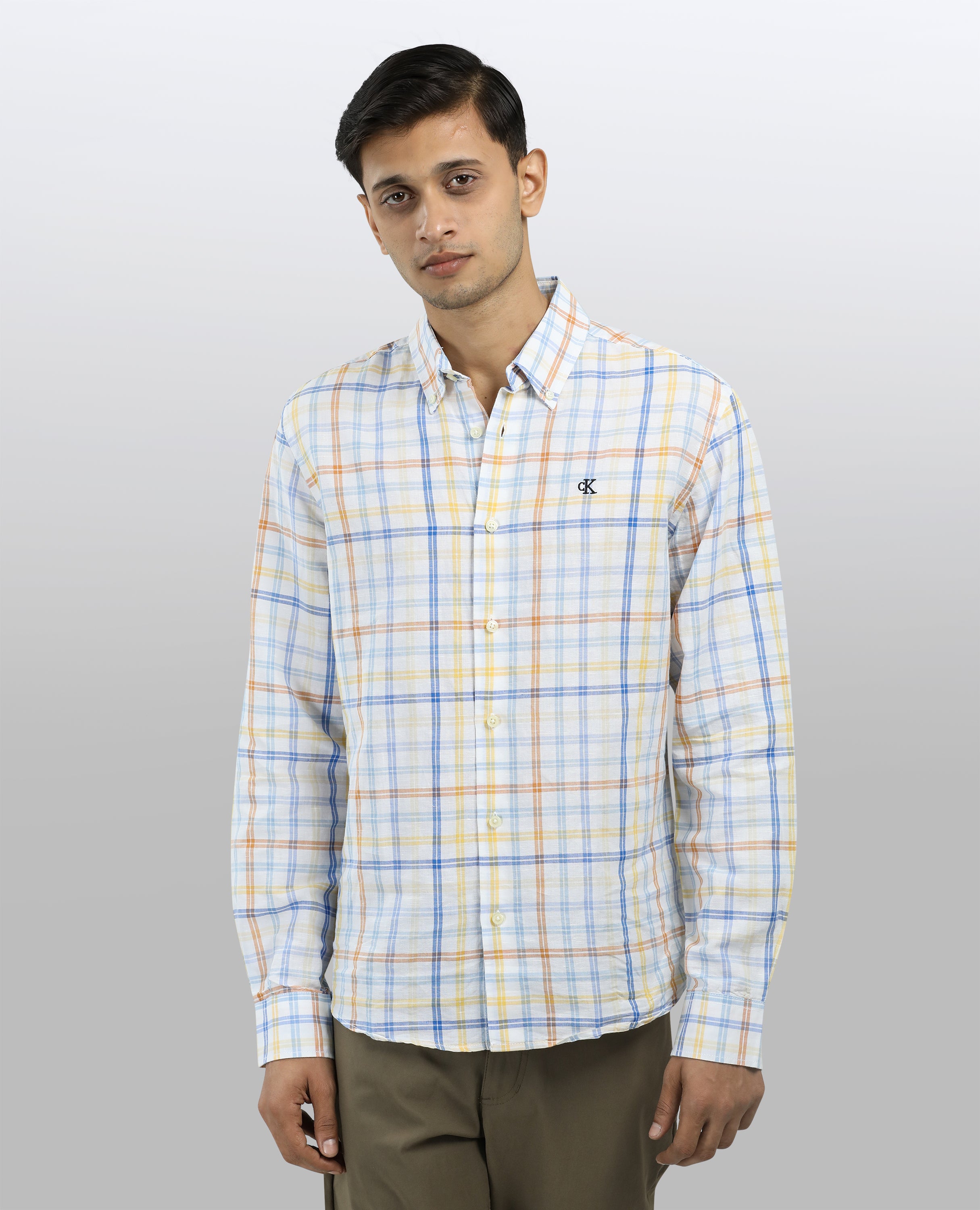 Men's Long Sleeve Cotton Shirt