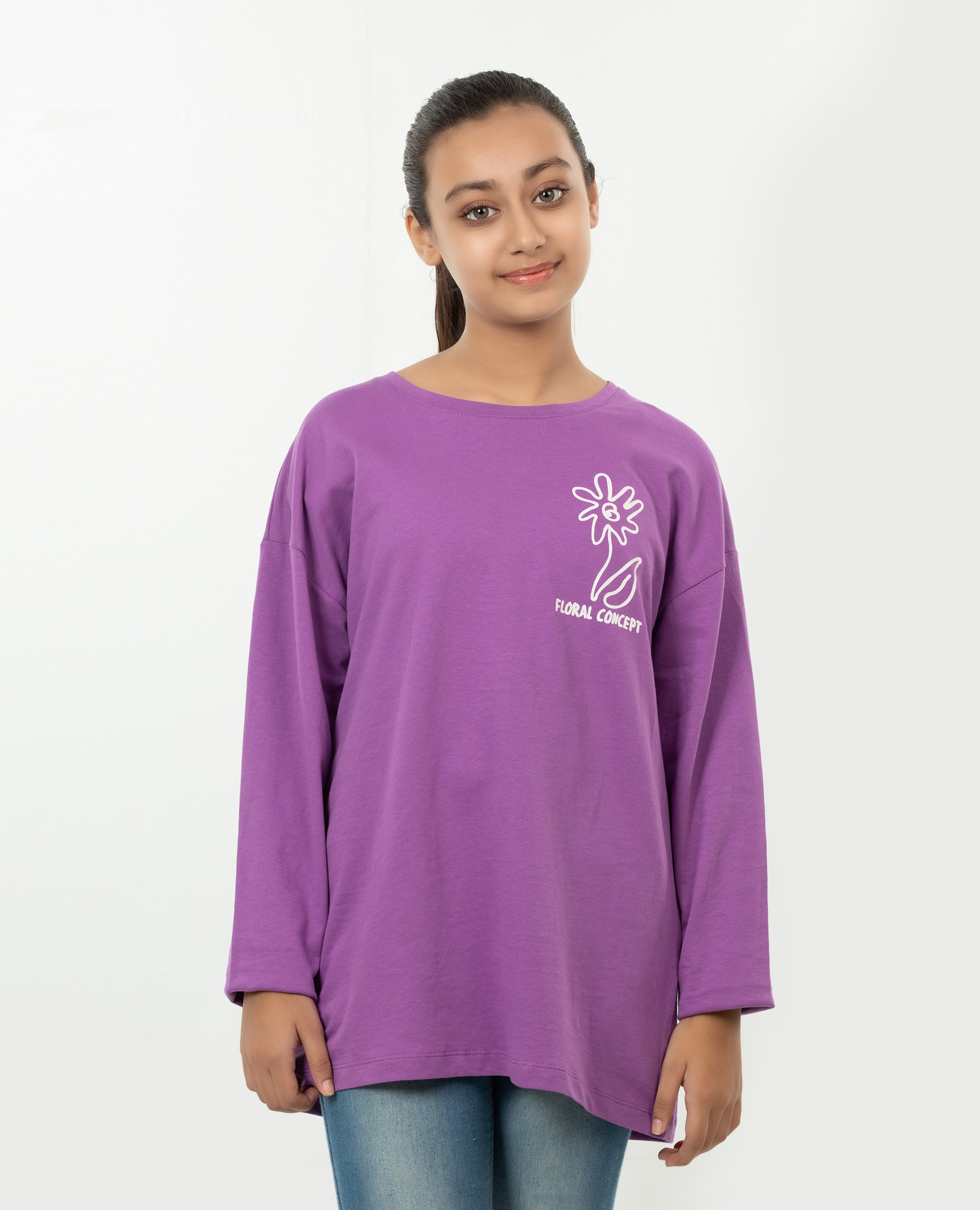 Girl’s Drop Shoulder T-shirt