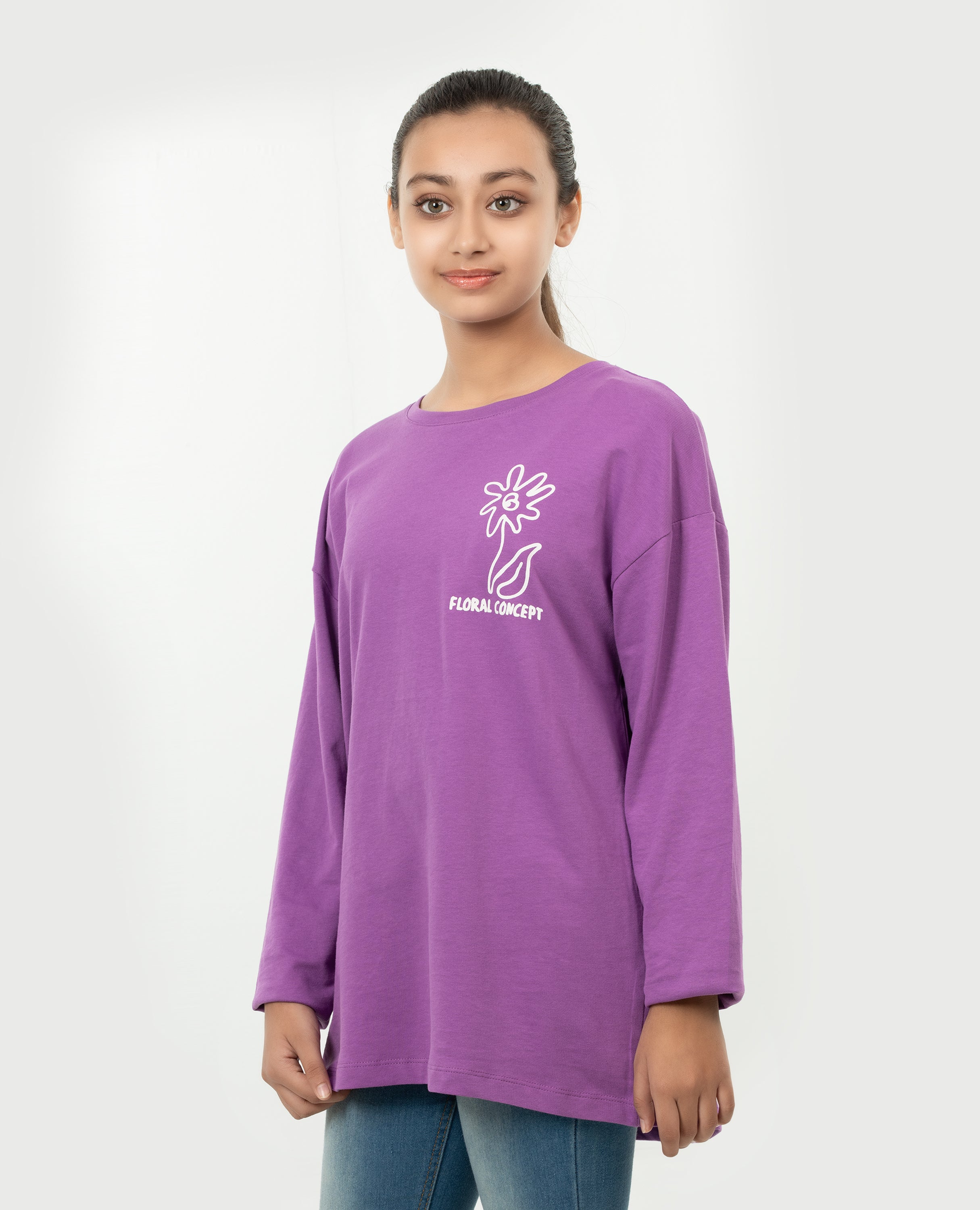 Girl’s Drop Shoulder T-shirt