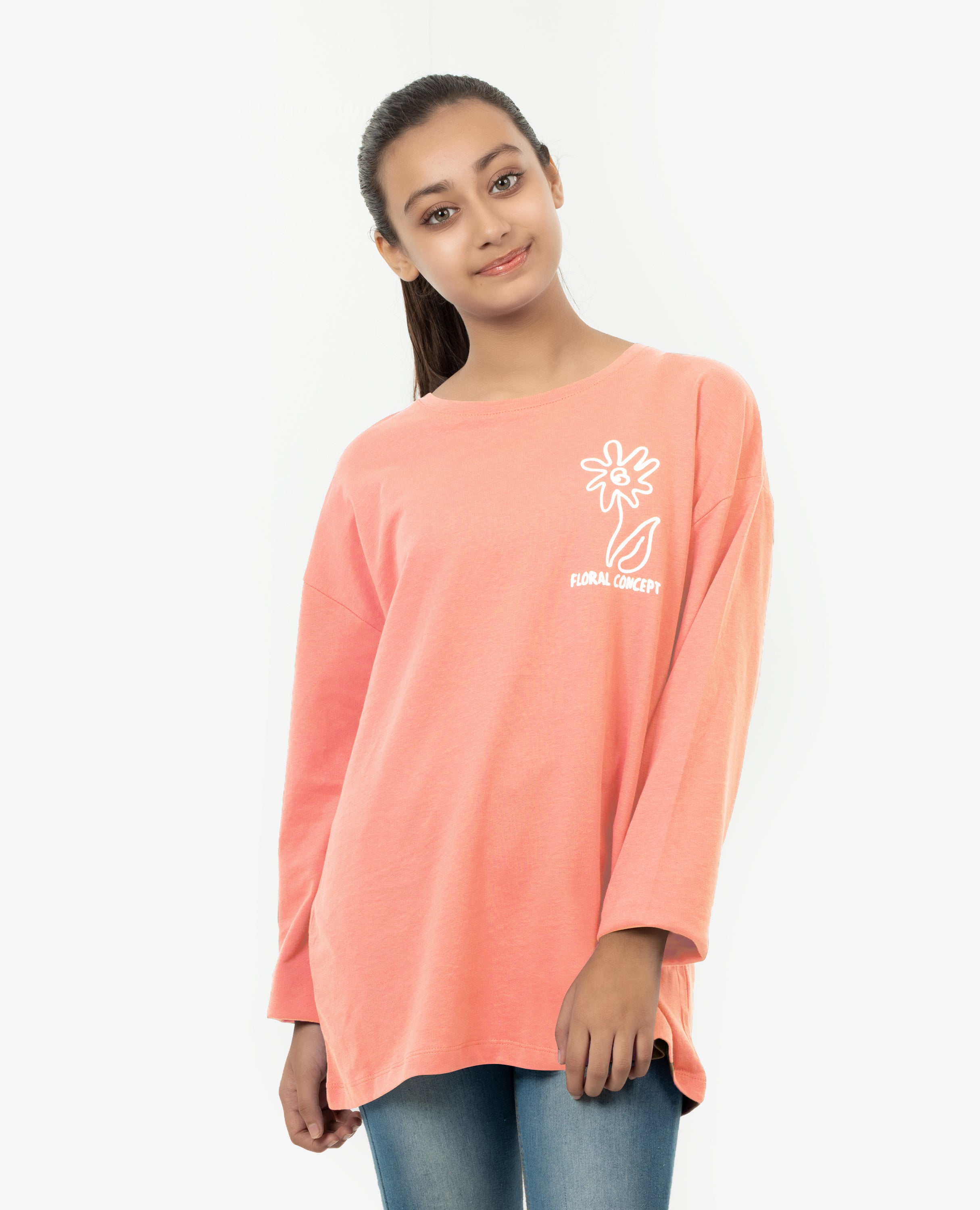 Girl’s Drop Shoulder T-shirt