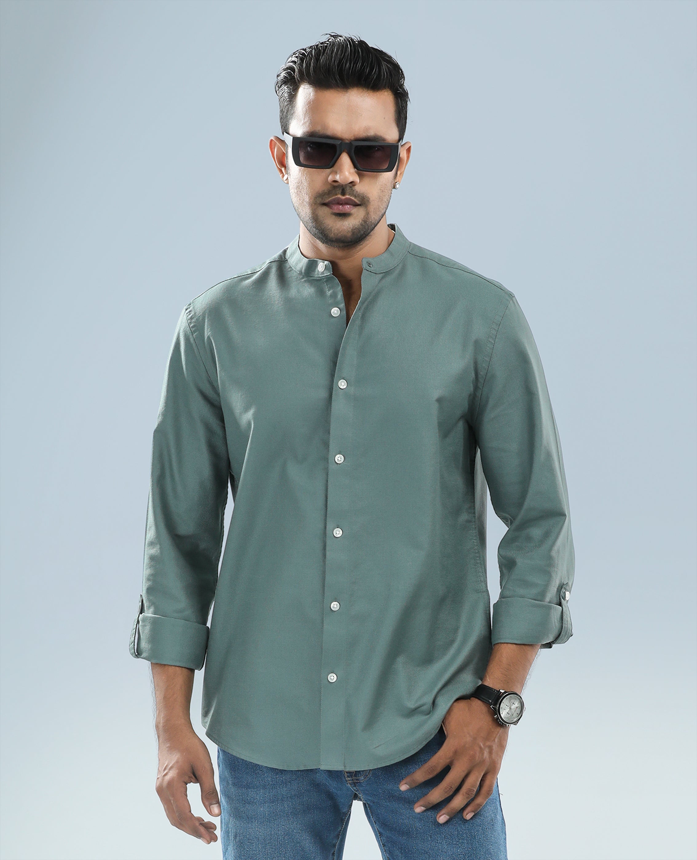 Men Cotton Full Sleeve Casual Shirt