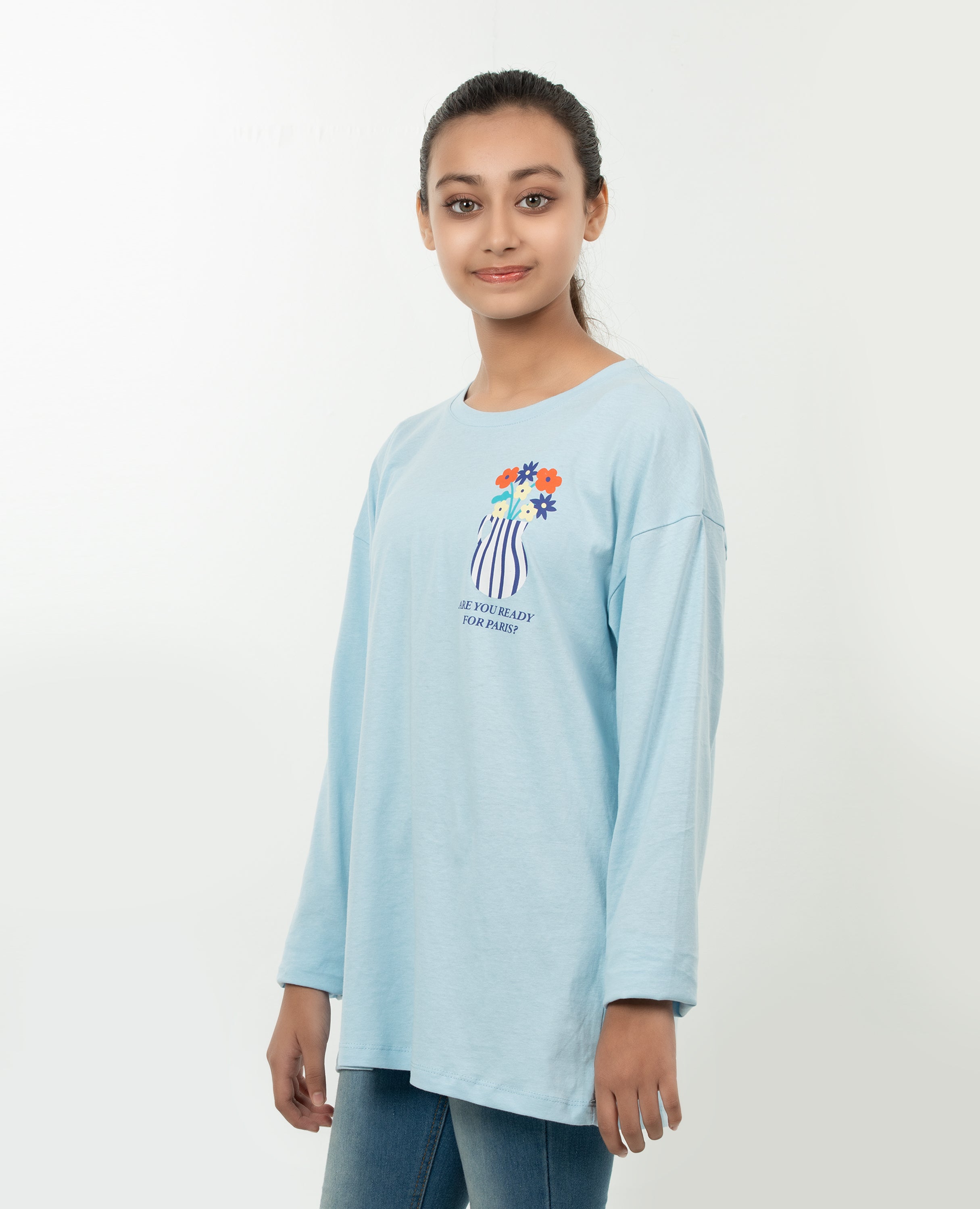 Girl’s Drop Shoulder T-shirt