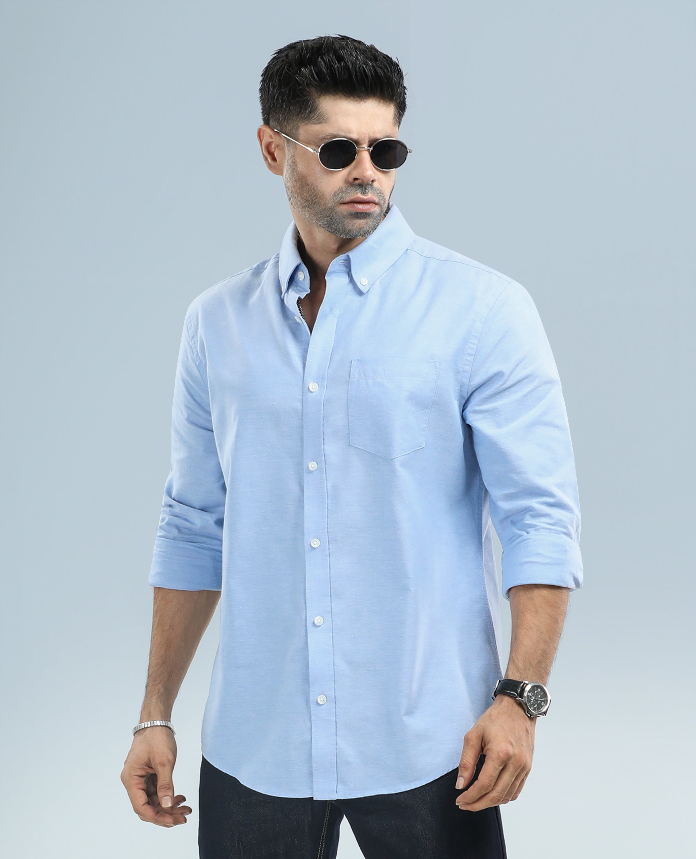 Men's Long Sleeve Cotton Shirt