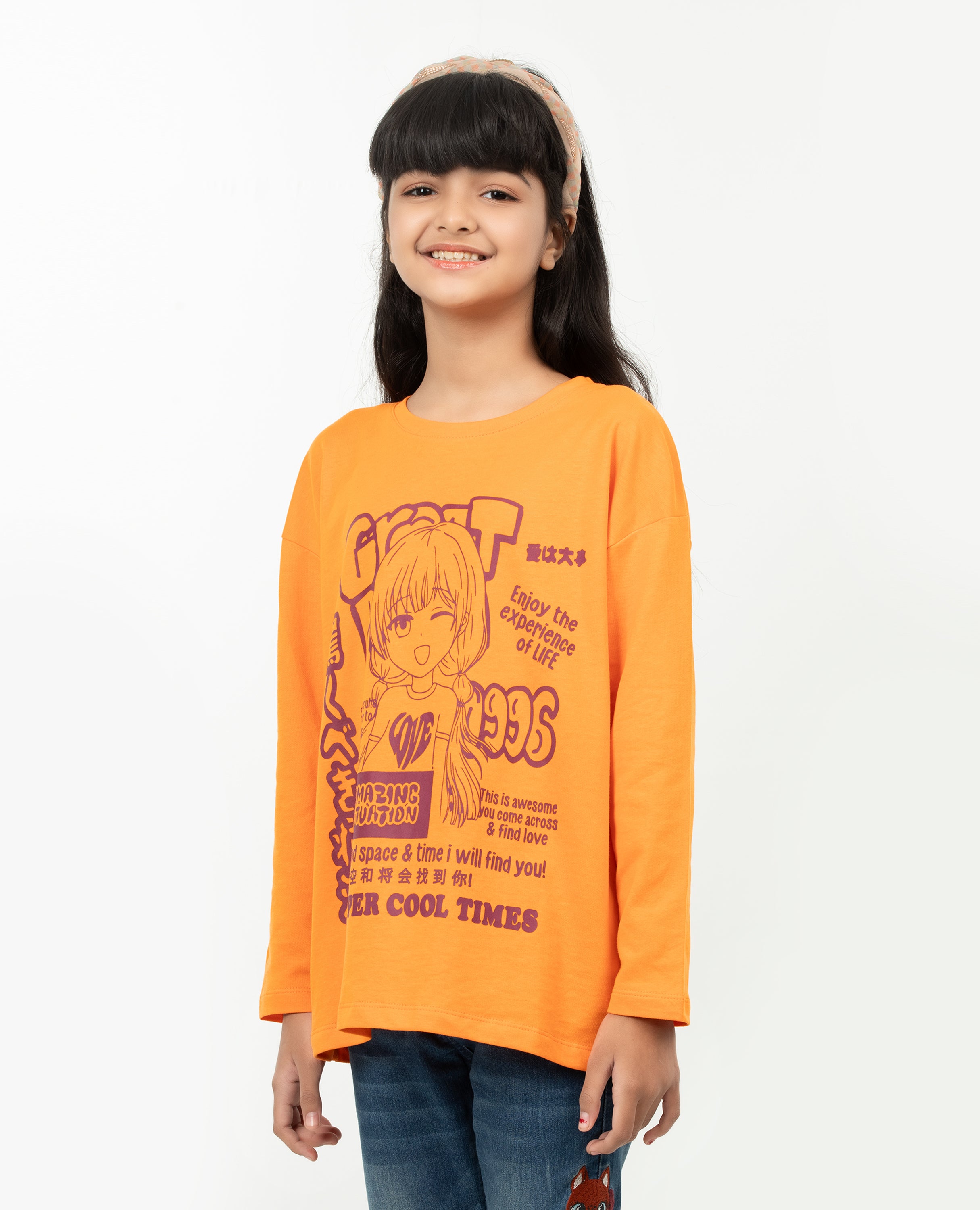 Girl’s Drop Shoulder T-shirt