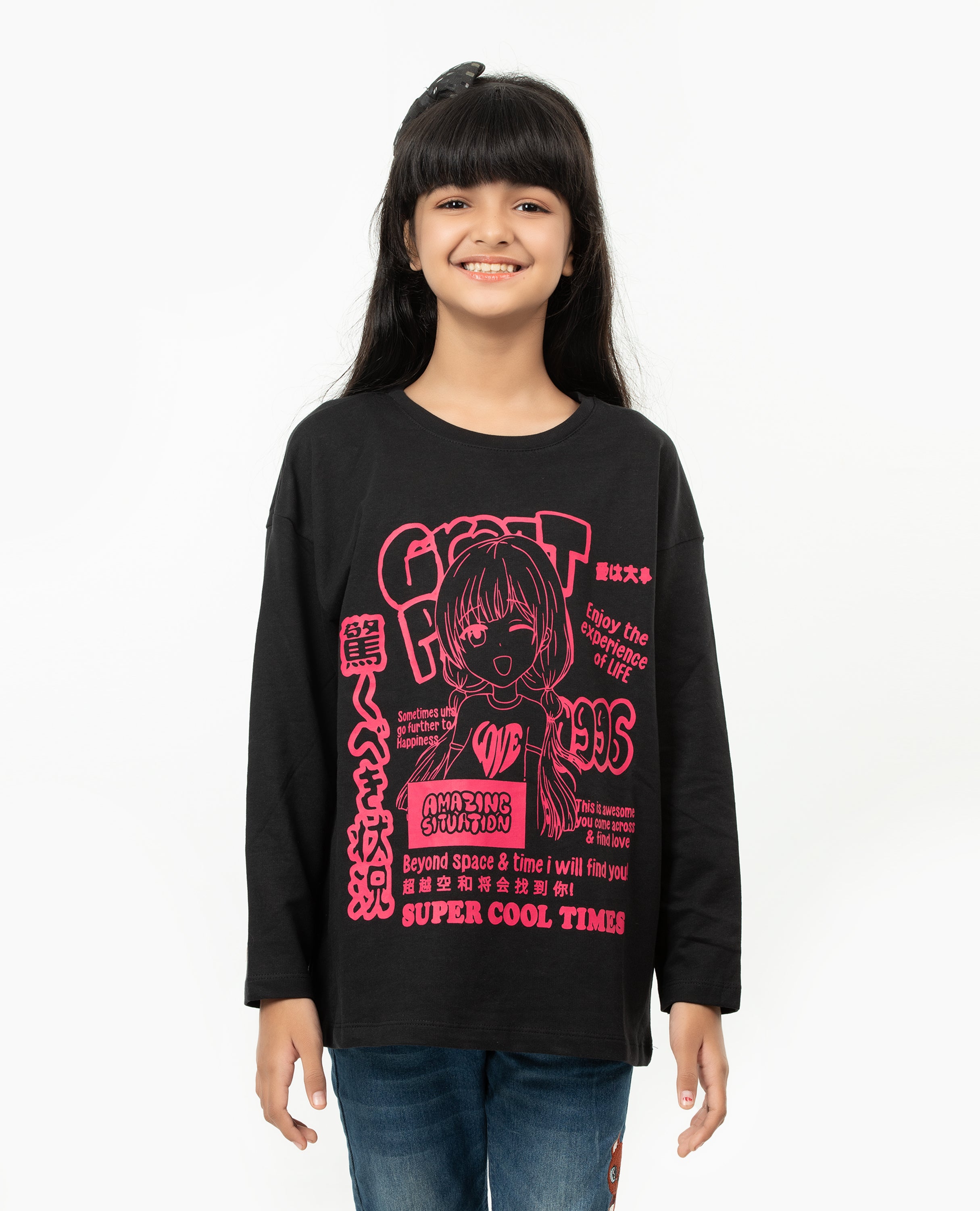 Girl’s Drop Shoulder T-shirt